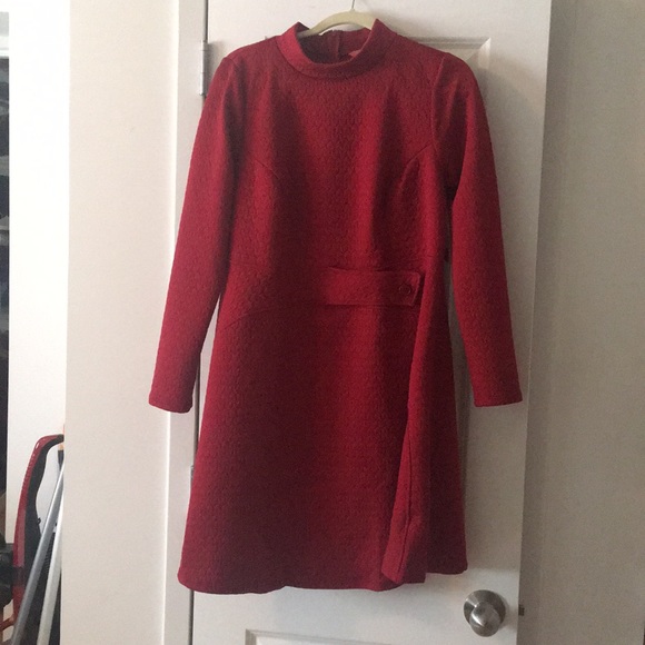 NWOT Modcloth red patterned dress! - Picture 1 of 3